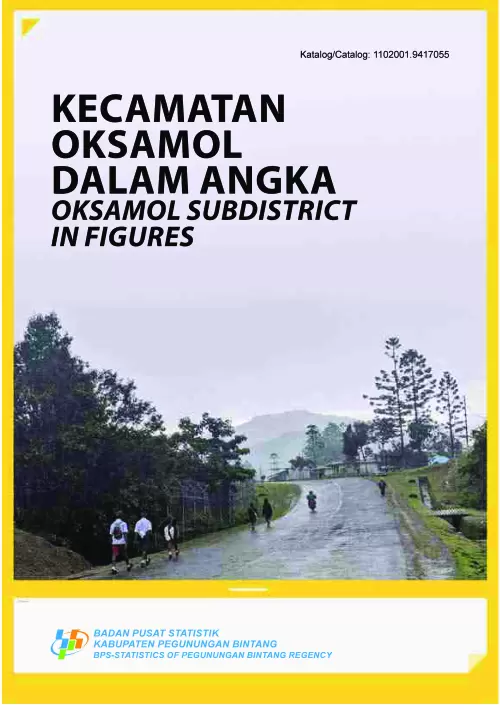 Kecamatan Oksamol Dalam Angka 2023